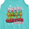 - Teenage Mutant Ninja Turtles - Merry Christmas Dude Graphic Sleeveless Aline Dress - 2 of 3