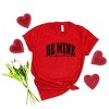 Simply Sage Market Women's Be Mine Valentine Varsity Short Sleeve Graphic Tee - 3 of 4