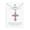 Anna-Kaci Rhinestone Celtic Cross Pendant Necklace with Gift Card & Envelope Jewelry Gifts - 2 of 4