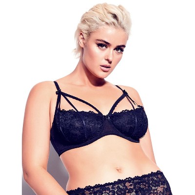 Xl Plus Size Lace Erotic Lingerie Set Sex Appeal Pajamas For Curvy Women -  Black