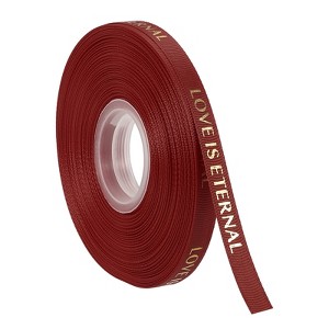 Unique Bargains Gift Wrapping Bouquet Cake Box Love Satin Grosgrain Ribbons 1 Pc - 1 of 4