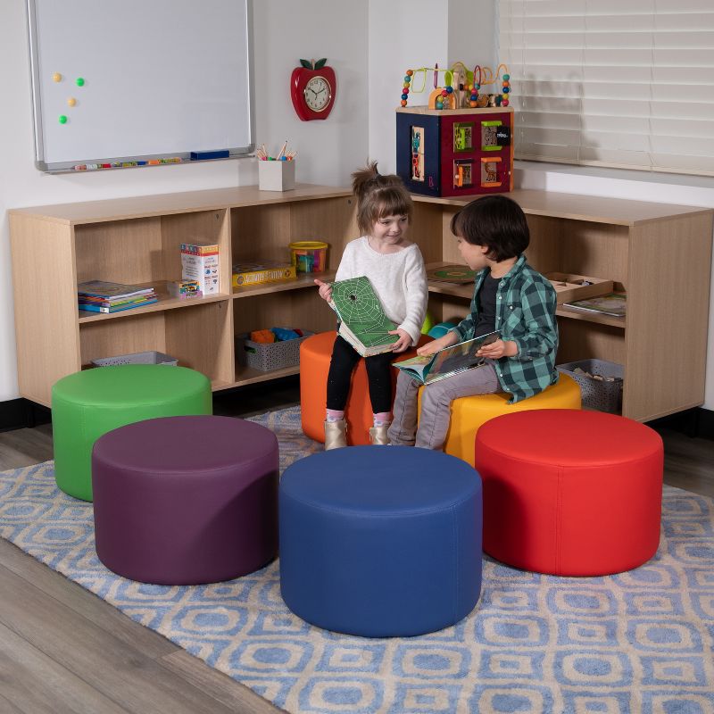 Flash Furniture Soft Seating Flexible Circle for Classrooms and Daycares - 12" Seat Height, 4 of 11