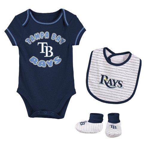 Tampa Bay Rays Shirt Boys Medium MLB Baseball Blue Youth Jersey