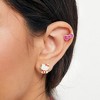 Hello Kitty Silver Plated and Enamel Hello Kitty Stud Earrings Set - 3 of 4