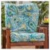 Kensington Garden 21"x21" Outdoor Seat and Back Chair Cushion - 2 of 4