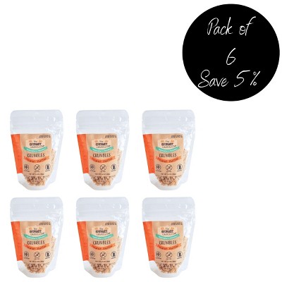 The Gourmet Granola 2.4 oz Peanut Butter Crumbles Gluten, Dairy, & Soy Free - Pack of 6