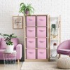 Sorbus Pastel 13 Inch 8 Pack Sturdy Collapsible Fabric Storage Cubes with Handle - for Organizing Clothes, Toys, Books, Shelves & more - 2 of 4