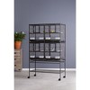 Prevue Pet Products Hampton Deluxe Divided Breeder Cage, Black Hammertone - 3 of 4