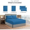 Extra Deep Pocket 4 Piece Sheet Set - Soft Bed Sheets, Fits 18"-24" Mattresses - CGK Linens - 2 of 4