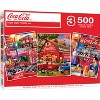 MasterPieces Coca-Cola Puzzle Bundle - 3-Pack 500 Piece Jigsaw Puzzles, Retro Diner & Barn Dance - 2 of 4