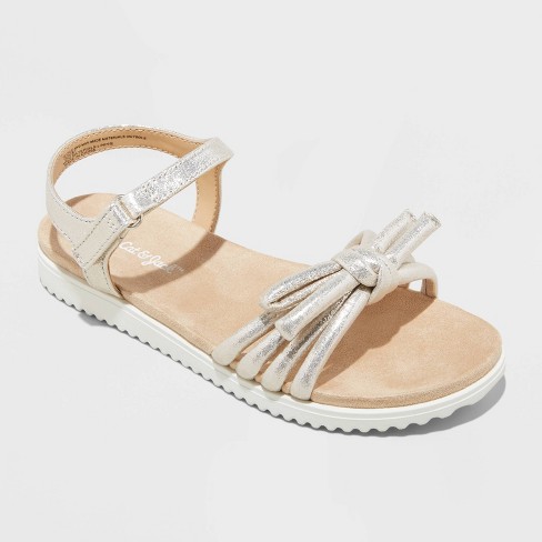 Rose gold footbed store sandals