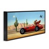 Stupell Industries Race Car Bunny Driving Desert Canyon, 24" x 10" - 3 of 4