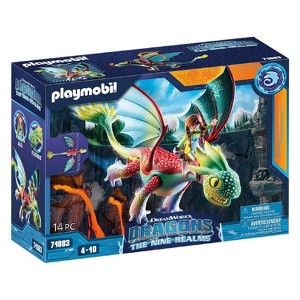 Playmobil Dragons The Nine Realms Feathers & Alex 71083 Playset 14pcs - 1 of 1