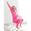 RuffleButts SoftSnooze Toddler Girls Ruffle Long Sleeve Pajama Set - 3 of 4