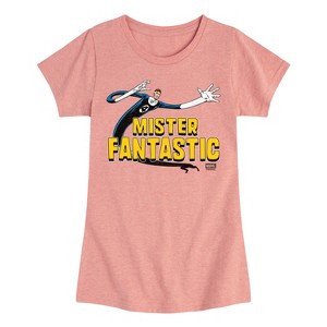 Girls' - Marvel - Fantastic Four Mister Fantastic Fitted Short Sleeve Graphic T-Shirt - 1 of 4