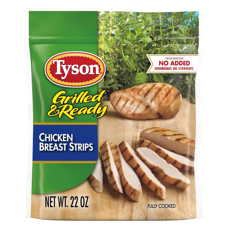 Tyson Grilled &#38; Ready Chicken Breast Strips - Frozen - 22oz, 1 of 14