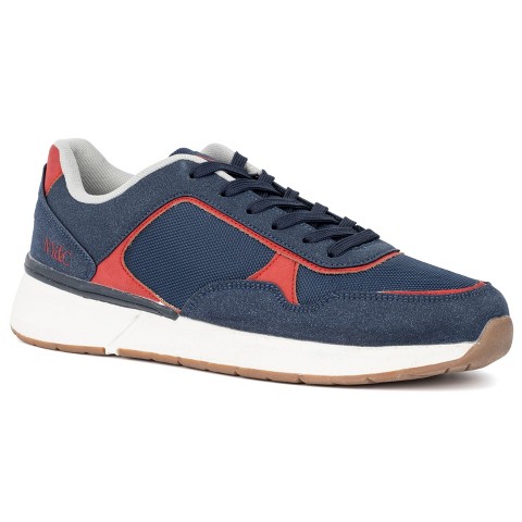 Мужские New York & Company New York and Company Men's Harvey Low Top Sneaker - 11, NAVY
