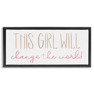 Stupell Industries Girl Power Motivational Phrase, 31" x 14" - 1 of 4
