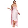 Casual Nights Women's Satin 2 Piece Robe and Nightgown Set - 4 of 4