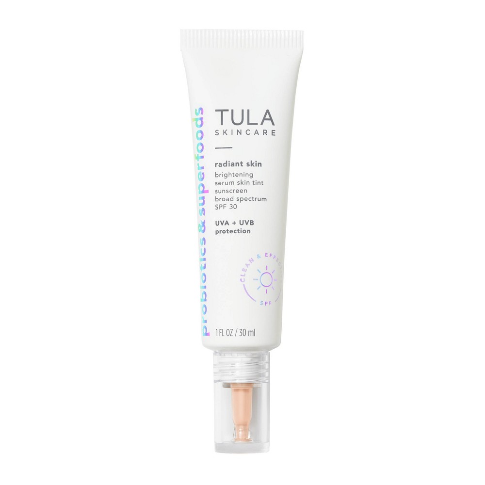 Photos - Sun Skin Care TULA SKINCARE Radiant Skin Brightening Serum Skin Tint - SPF 30 - 3 - 1 fl oz - Ulta Beauty