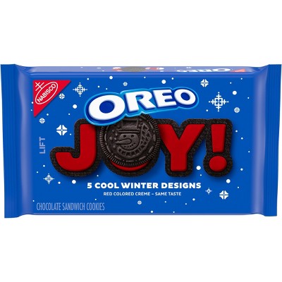 Oreo Limited Edition Red Colored Creme Chocolate Sandwich Cookies - 20oz