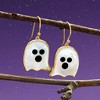 Ross-Simons Mother-Of-Pearl and Black Enamel Ghost Drop Earrings in 18kt Gold Over Sterling - 3 of 4