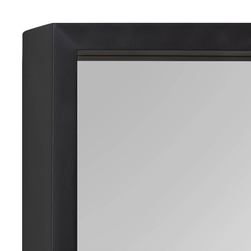 16&#34; x 48&#34; Travis Framed Decorative Wall Mirror Black - Kate &#38; Laurel All Things Decor, 4 of 8