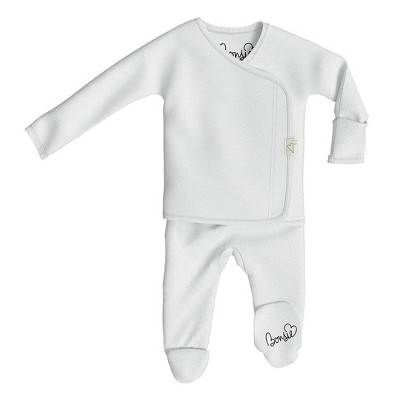 Bonsie Skin to Skin Babywear - Footie - Milk