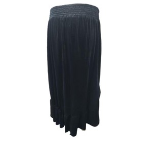 Velvet High Waist Cable Layered Maternity Skirt - 1 of 1