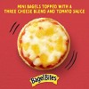 Bagel Bites Three Cheese Mini Pizza Bagel Frozen Snacks - 31.1oz/40ct - image 3 of 4