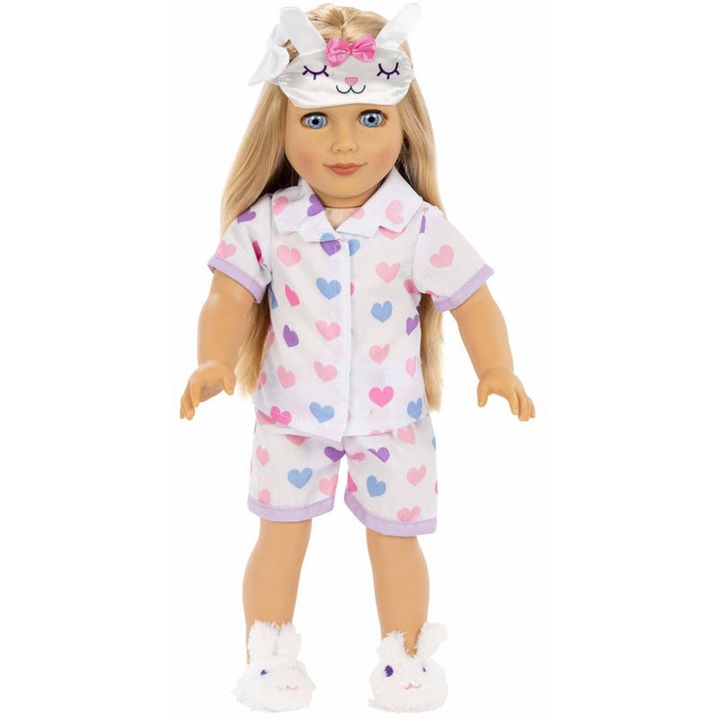 Playtime By Eimmie 18 Inch Doll with Clothing and Backpack Case Eimmie, 5 of 8