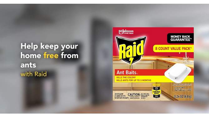 Raid Ant Baits III, 8ct, 2 of 10, play video