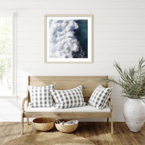 Amanti Art Midnight Blue Wave by Ingrid Beddoes Wood Framed Wall Art Print - 1 of 4