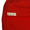 Slickblue Red Fabric Art School Backpack, Colorful Character Design, Outdoor Daypack, Fun, Red, 17" x 13" x 4.5" - 2 of 4