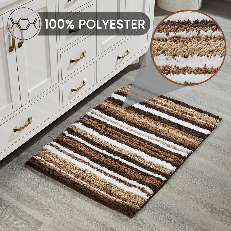 Griffie Collection 100% Polyester Tufted Bath Rug - Better Trends, 4 of 9