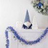 Northlight Commercial Christmas Tinsel Snowflake Garland - 50' x 2" - Royal Blue and Silver - Unlit - 2 of 4
