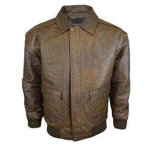 Victory Outfitters Men's Classic Leather Aviator Jacket - 1 of 1