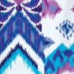 white multi batik