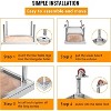 36"x28"x24" Stainless Steel Equipment Grill Stand Table,1000 lbs Top Shelf,220 lbs Bottom Shelf,Adjustable Legs,2" Edge Baffle - 4 of 4