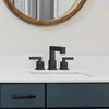 Cobbe Matte Black 3-Hole Low-Arch 8 Inch Widespread Bathroom Faucet, Vanity Sink Faucet with Metal Pop Up Drain Assembly and Water Supply Lines - 3 of 4