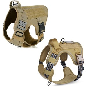 rabbitgoo Tactical Dog Harness for Large Dogs, Large Breed, Adjustable Military Dog Vest Harness for Training Hunting Walking - 1 of 1