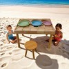 ORRD Wooden Sensory Table & 2 Chairs for Toddlers – Double-Sided Sand & Water Play - 3 of 4