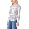 WallFlower Vintage Classic Baja Stripe V-Neck Hoodie - 3 of 3