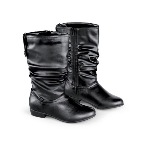 Mid calf wide width fashion boots