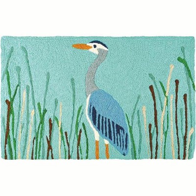 Jellybean In The Reeds Rug – Nature-Inspired Indoor & Outdoor Accent Rug, Durable & Machine Washable, 20" x 30"