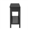 XIYUYEU Modern Stylish Console Table, Fir Veneer Entryway Table with Honeycomb Design - 4 of 4