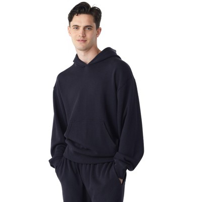 Future Planet Mens Globe Premium Pullover French Terry Soft Cotton Hoodie Sweatshirt Loose Fit Ink Navy