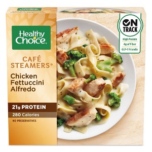 Healthy Choice Café Steamers Frozen Chicken Fettuccine Alfredo - 10oz - 1 of 4