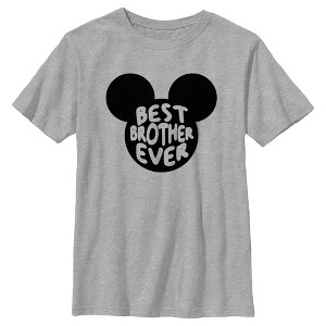 Boy's Mickey & Friends Best Brother Ever Mouse Ears T-Shirt - 1 of 4