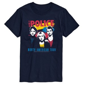 Men's - The Police - Police North American Tour Short Sleeve Graphic T-Shirt - 1 of 3